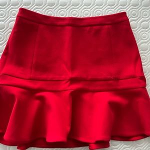 Express red skirt